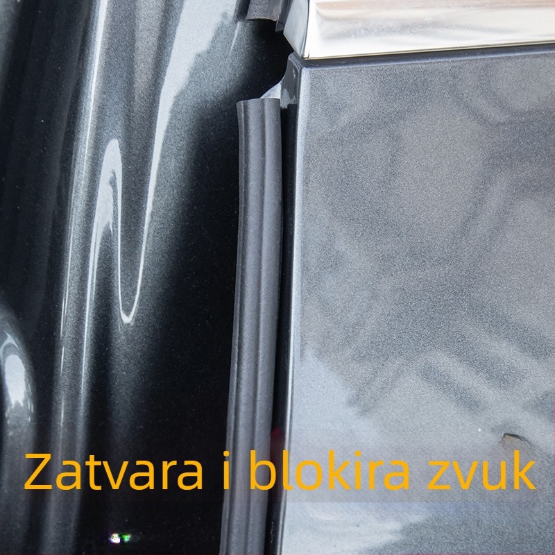 Brtveni trak za automobil – Tip B, univerzalni, gumeni, za vrata, prtljažnik i haubu