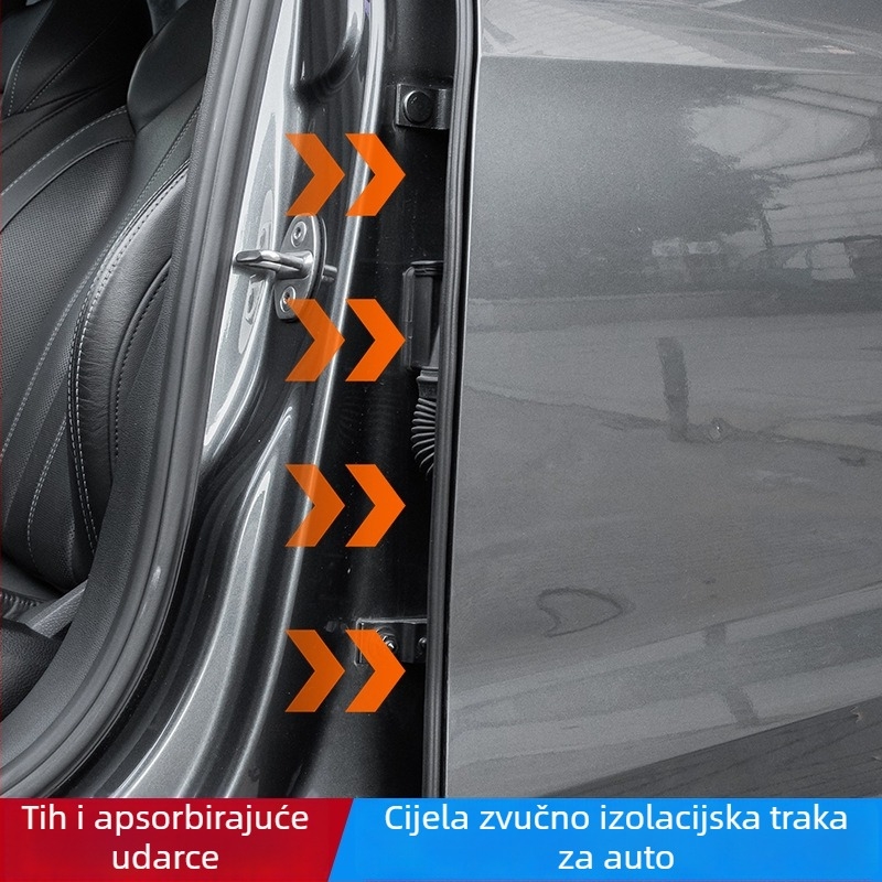 Brtveni trak za automobil – Tip B, univerzalni, gumeni, za vrata, prtljažnik i haubu
