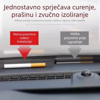 Gumena brtvila za središnju kontrolnu ploču Xpeng, silikon materijal, model Xpeng central control sealing strip