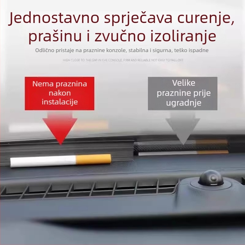 Gumena brtvila za središnju kontrolnu ploču Xpeng, silikon materijal, model Xpeng central control sealing strip