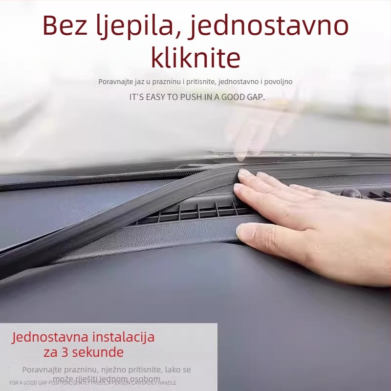 Gumena brtvila za središnju kontrolnu ploču Xpeng, silikon materijal, model Xpeng central control sealing strip