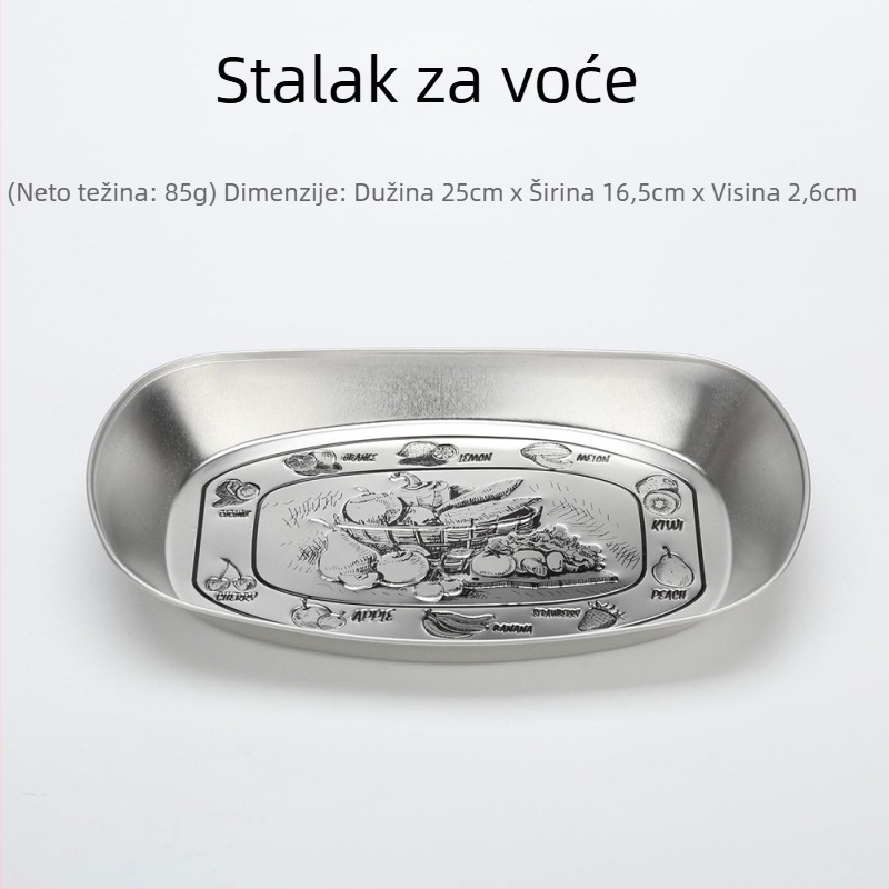 Voćni tanjur u obliku broda, retro metalna posuda, europski vanjski stil — Senye lotto, lansirano ljeto 2021