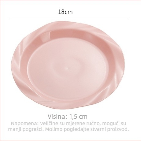Tanjer za tjesteninu, okrugli, plastični, glazirana površina, nije pogodan za mikrovalnu pećnicu, moguć tisak logotipa