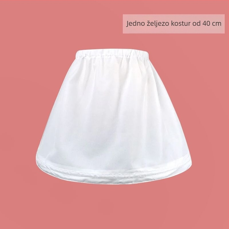 Lolita krinolina s dvostrukim čeličnim prstenom za potporu; jednostruki prediv; marka Eieyomi; ljeto 2025 izdanje; odrasli