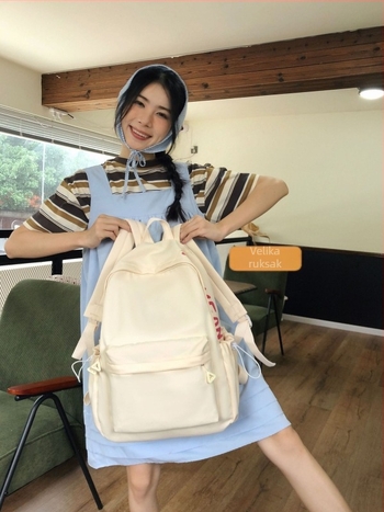 Ruksak za studentice u stilu urbane mode – Oxford tkanina, ljeto 2025, podstava poliester, zatvaranje zip