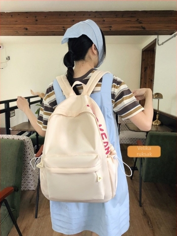Ruksak za studentice u stilu urbane mode – Oxford tkanina, ljeto 2025, podstava poliester, zatvaranje zip