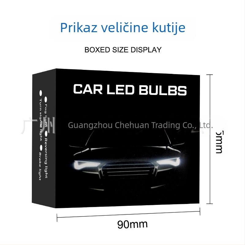 Automobilsko LED svjetlo za kočnice i pokazivač smjera 1156 1157 3156 3157 7440 2835