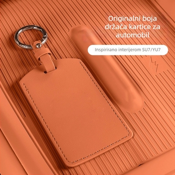 Futrola za ključ automobila Xiaomi SU7 / Yu7 - Mikrofiber koža, Minimalistički stil, Zaštitno kućište, Coolness