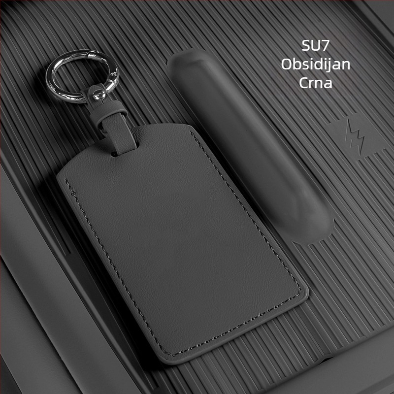 Futrola za ključ automobila Xiaomi SU7 / Yu7 - Mikrofiber koža, Minimalistički stil, Zaštitno kućište, Coolness