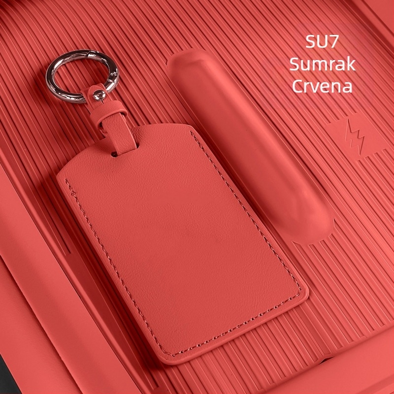 Futrola za ključ automobila Xiaomi SU7 / Yu7 - Mikrofiber koža, Minimalistički stil, Zaštitno kućište, Coolness