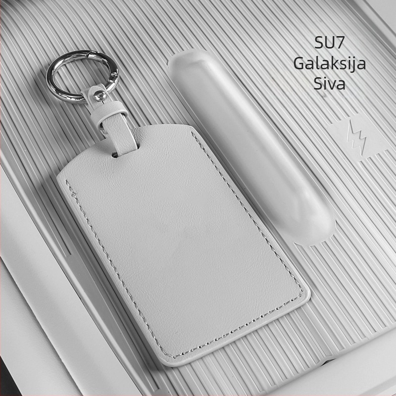 Futrola za ključ automobila Xiaomi SU7 / Yu7 - Mikrofiber koža, Minimalistički stil, Zaštitno kućište, Coolness
