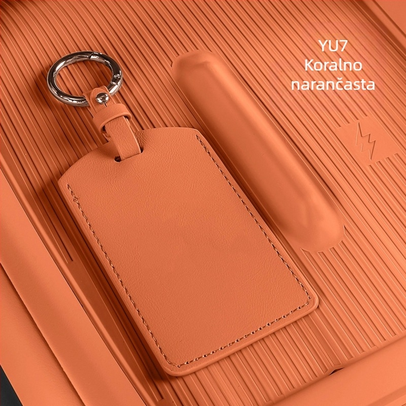 Futrola za ključ automobila Xiaomi SU7 / Yu7 - Mikrofiber koža, Minimalistički stil, Zaštitno kućište, Coolness