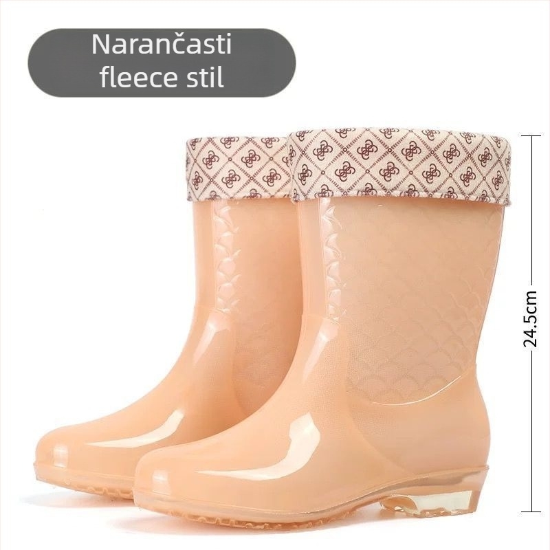 Ženske čizme za kišu, PVC gornji dio, visok štit, marka Unique, za odrasle