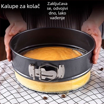 Kružna kalupa za tortu od karbonskog čelika, lansirana 2024