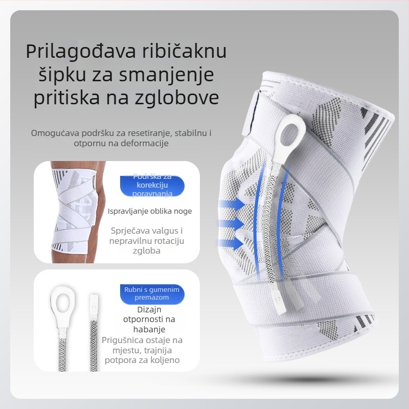 Pletena koljena zaštita s remenima – za odrasle, za sve sportove