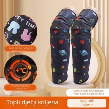 Dječji štitnici za koljena za zimsku vožnju biciklom – otporni na vjetar i topli, Zima 2024