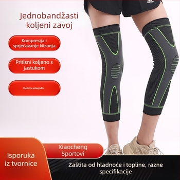 Podrška za koljeno s podesivim remenima, kompresivni zavoj za fitness i trčanje, toplina i zaštita koljena