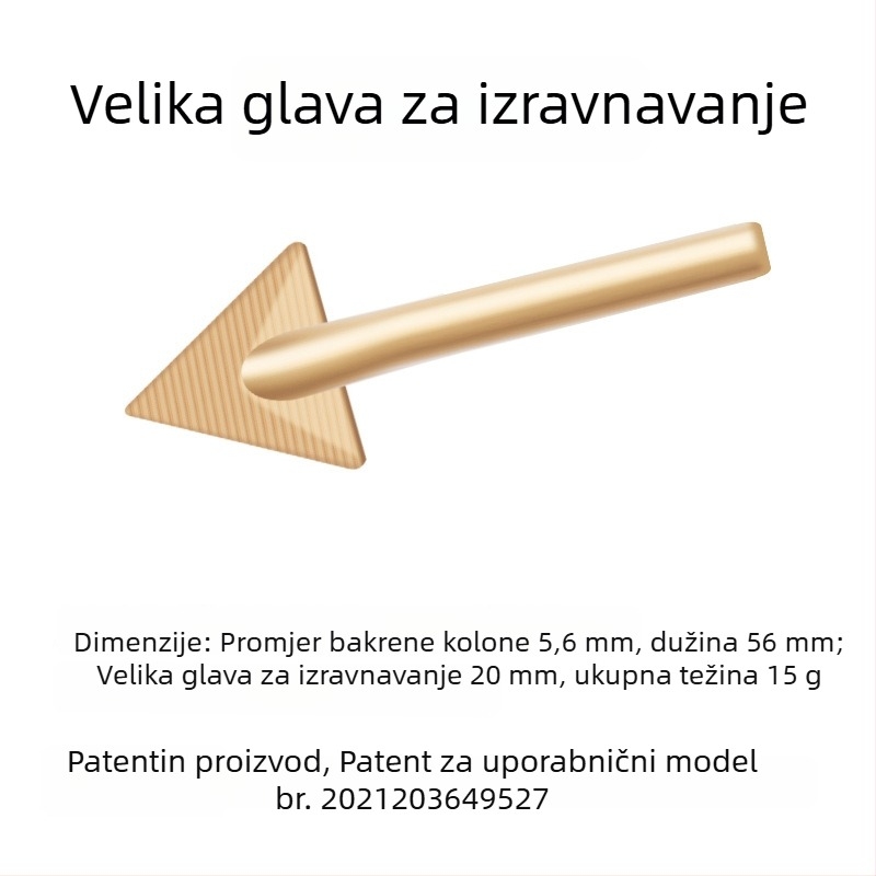 Električni alat za popravak plastičnog branika automobila, izravnavanje i zagrijavanje s bakrenom trokutastom glavom