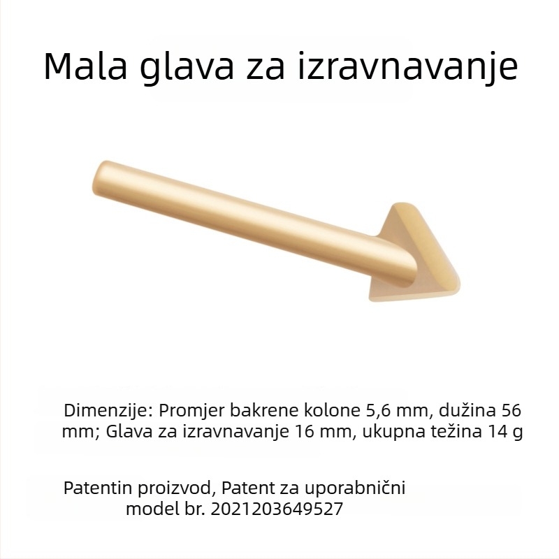 Električni alat za popravak plastičnog branika automobila, izravnavanje i zagrijavanje s bakrenom trokutastom glavom