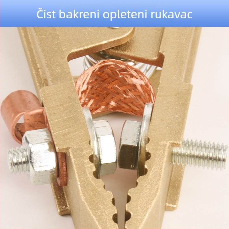 Uzemljiva kliješta za zavarivanje s ručkom (350A/500A/800A)