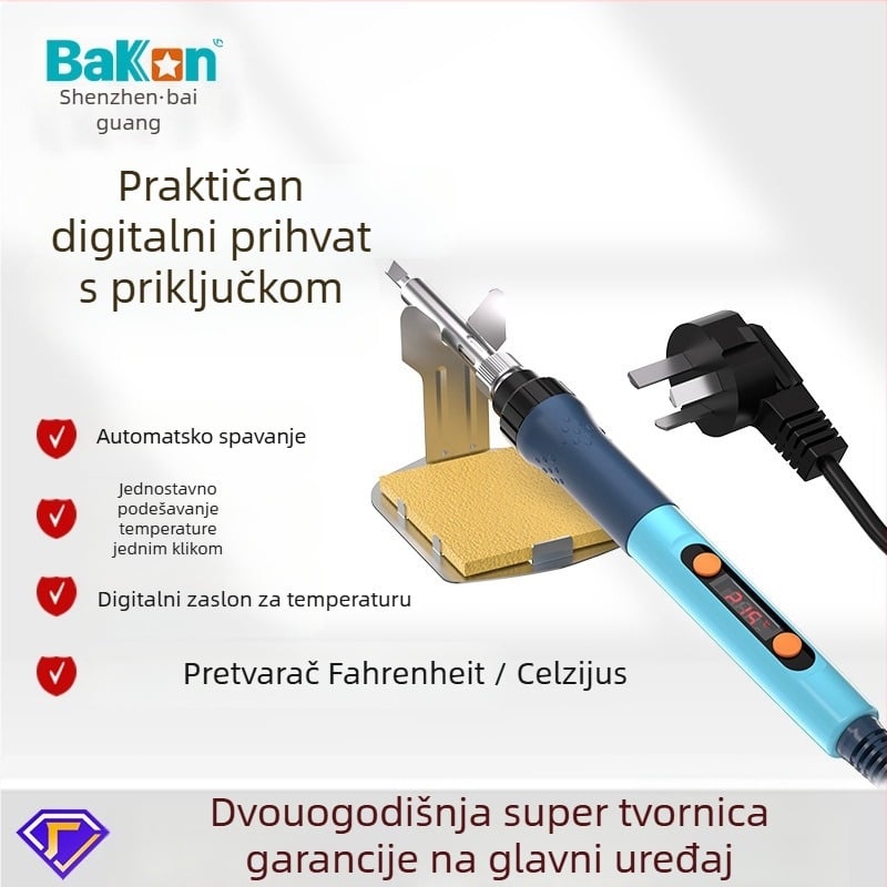 BAKON BK606 lemilica s podesivom temperaturom, 90W, 230V, priključna, za popravak mobitela