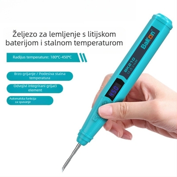 BK210 lemilica s konstantnom температуrom, USB punjenje, napajanje litijskom baterijom, prijenosni mini set