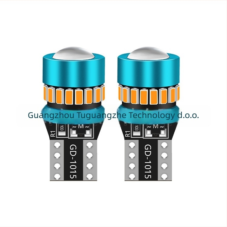 T10 LED svjetlo za automobil s lećom - svjetlo registarske pločice, 12V, 1W, 120lm, IP63