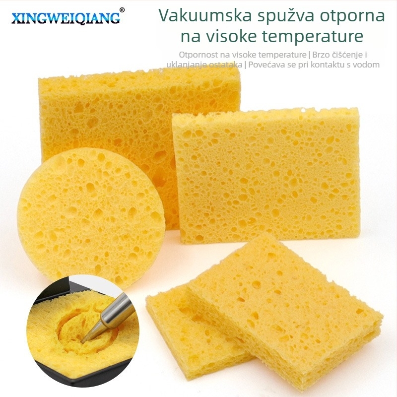 Xing Weiqiang Spužvica za čišćenje vrha lemilice – toplinski otporna spužva za čišćenje vrhova i mlaznica lemilice