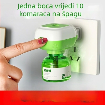Plug-in električni uređaj za ubijanje komaraca električnim šokom, pokriva do 10 m², netoksičan, registracija pesticida WP20150209
