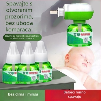 Plug-in električni uređaj za ubijanje komaraca električnim šokom, pokriva do 10 m², netoksičan, registracija pesticida WP20150209