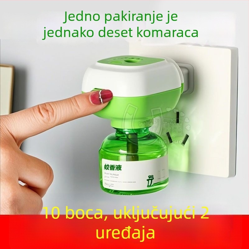 Plug-in električni uređaj za ubijanje komaraca električnim šokom, pokriva do 10 m², netoksičan, registracija pesticida WP20150209