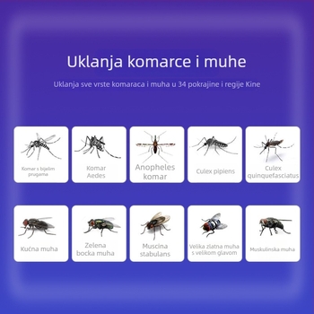 Antarctic People LED lampa za ubijanje komaraca, unutarnja upotreba, električni šok, pokriće 21–30 m², model 0000