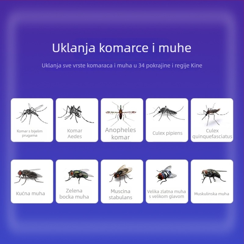 Antarctic People LED lampa za ubijanje komaraca, unutarnja upotreba, električni šok, pokriće 21–30 m², model 0000