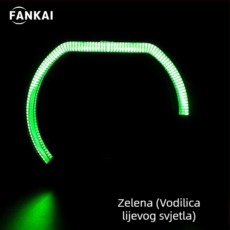 2,5/3 inča sportski Angel Eyes s integriranim dekorativnim poklopcem za LED dnevna svjetla