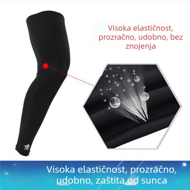 Zaštitne potkoljenice za košarku – prozračne, odvode vlagu, brzo sušenje, visoka elastičnost, poliester