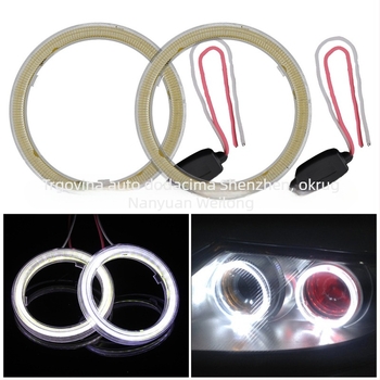 Automobilska LED svjetla s Angel Eye COB prstenom, 120 mm kružna leća, dnevna svjetla i svjetlo za maglu