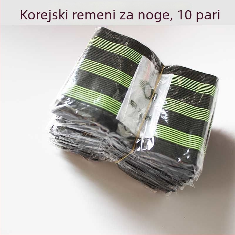 Duge reflektirajuće trake za noge za gradilište, Lycra/Spandex materijal, sadržaj glavne tkanine ≤10%, elastične trake za noge, proljeće 2023