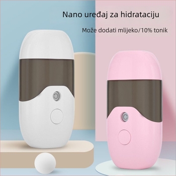 Prijenosni hidratantni sprej od 50 ml – ručni hladni sprej, kozmetički ovlaživač s USB-om
