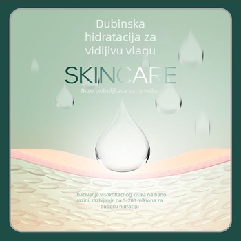 Nano sprej za lice – prijenosni, ponovno punjivi uređaj za ljepotu, hladni sprej, 0,1 ml/min atomizacija, 5V USB napajanje, ABS kućište