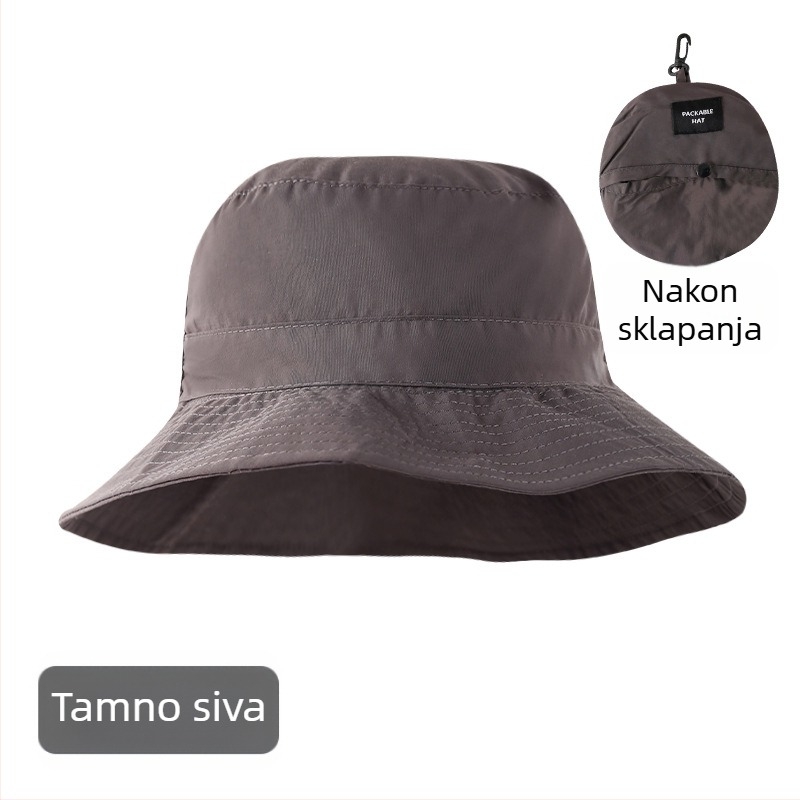 Sportska kapa za vanjske aktivnosti, brzo sušenje, vodootporna tkanina, sklopiva šnira, UV zaštita, unisex