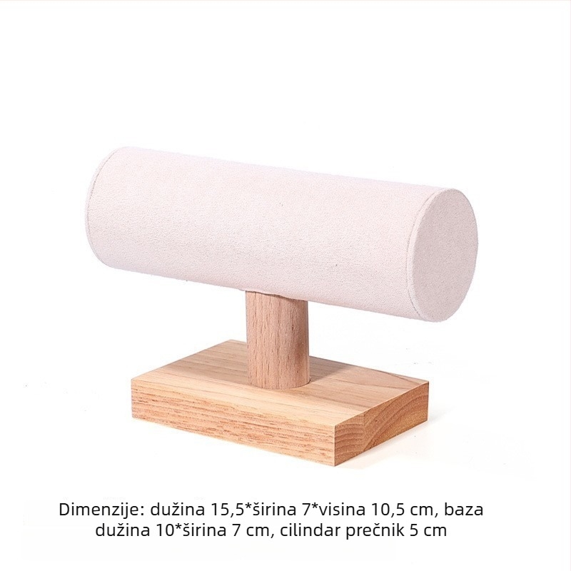 Držač za nakit s I-oblikim prikazom, drvena konstrukcija, prvi sloj, umjetnički stil, spajanje