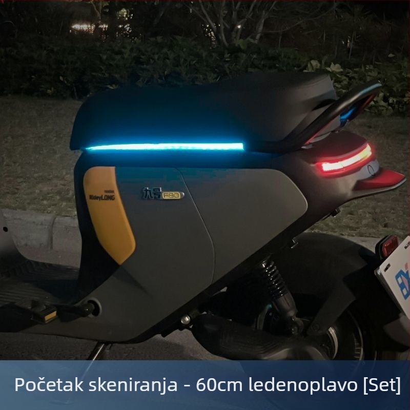 Jastučić za sjedište električnog skutera s LED trakom, kompatibilan s E/N serijom, model M95C