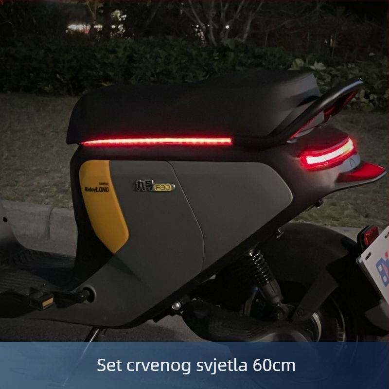 Jastučić za sjedište električnog skutera s LED trakom, kompatibilan s E/N serijom, model M95C