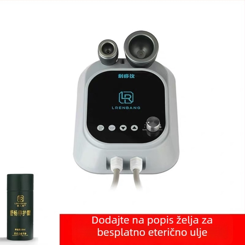 HL električni uređaj za masažu s negativnim tlakom za kućnu upotrebu, prenosni, IPX8 vodootporan, alat za grebanje A27
