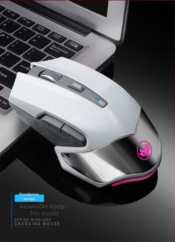 Bežična miš T3, 1600dpi, USB, 2.4GHz, 6 tipki, ergonomski dizajn