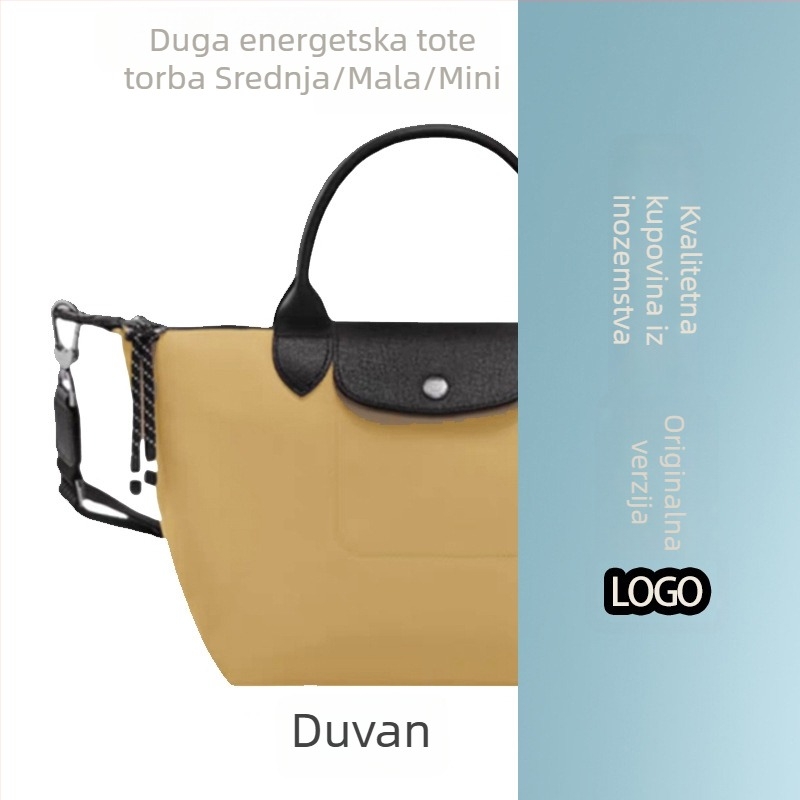 Unisex torba dumpling iz Energy serije s drakom ugraviranom dizajnu, za rame ili crossbody, najlon