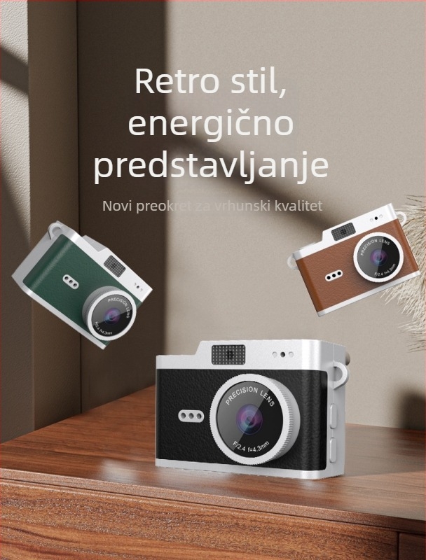 Mini kamera za studente, snimanje videa i fotografija, 0,96-inčni LCD, podrška SD kartici, model 21, trajanje baterije 1–3 sati