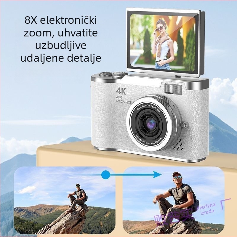 Polaroid CCD digitalni fotoaparat s HD zaslonom, USB 2.0, SD kartom i stabilizacijom