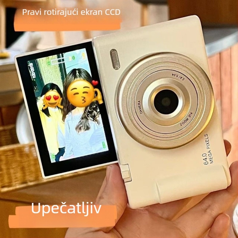 Polaroid CCD digitalni fotoaparat s HD zaslonom, USB 2.0, SD kartom i stabilizacijom