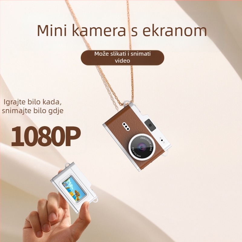 Retro mini kamera CCD1-1 s 1–5 MP senzorom, TF kartica za pohranu, 2.8 inčni LCD, trajanje baterije 3–5 sati
